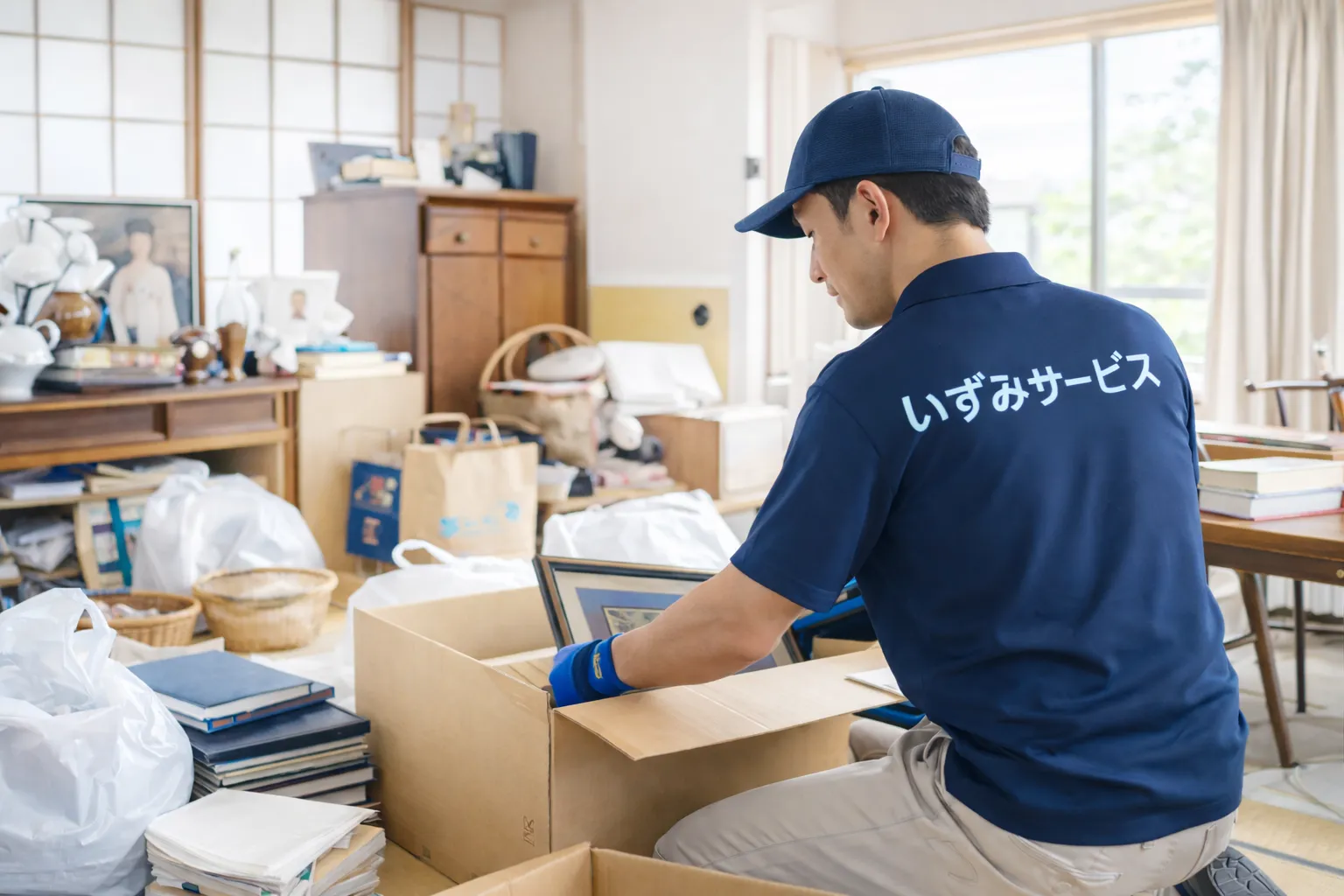 遺品整理サービスの作業イメージ